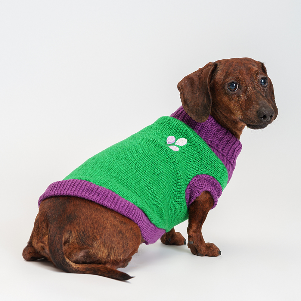 

Petmax Свитер с шариками для кошек и собак, S, салатовый