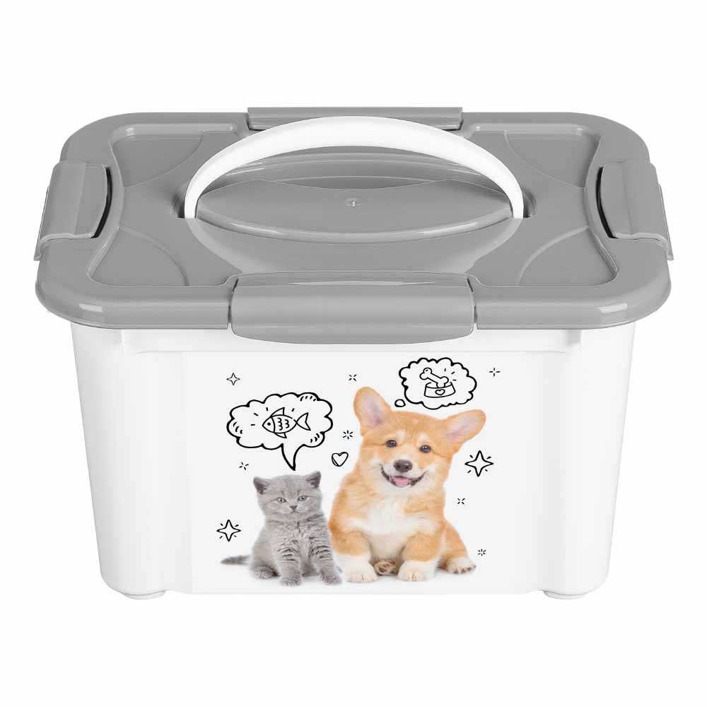 

Lucky Pet Контейнер для корма кошек и собак, 5,5 л