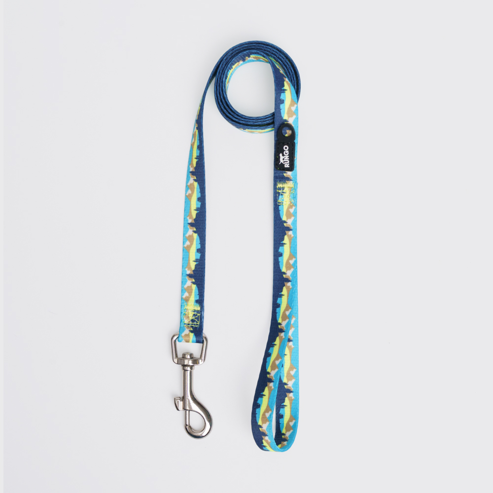 Rungo Поводок 15мм120см горный голубой 519₽