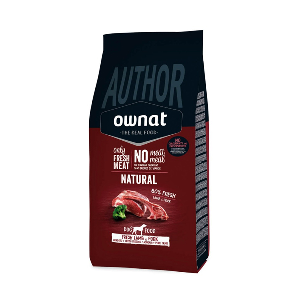 Ownat Author Сухой корм для взрослых собак с ягненком и свининой 3 кг 3999₽