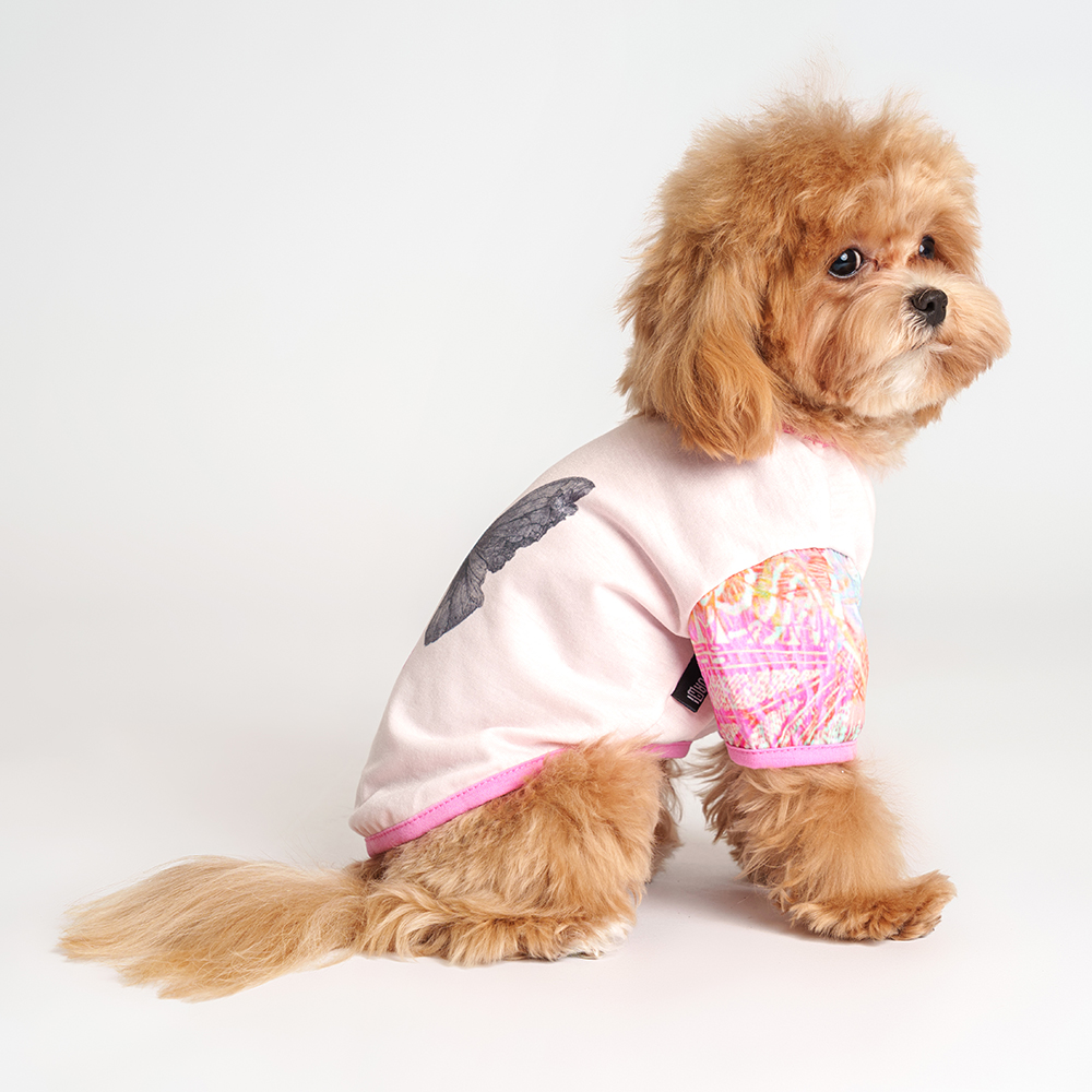 Rurri Футболка розовая с бабочкой M 649₽