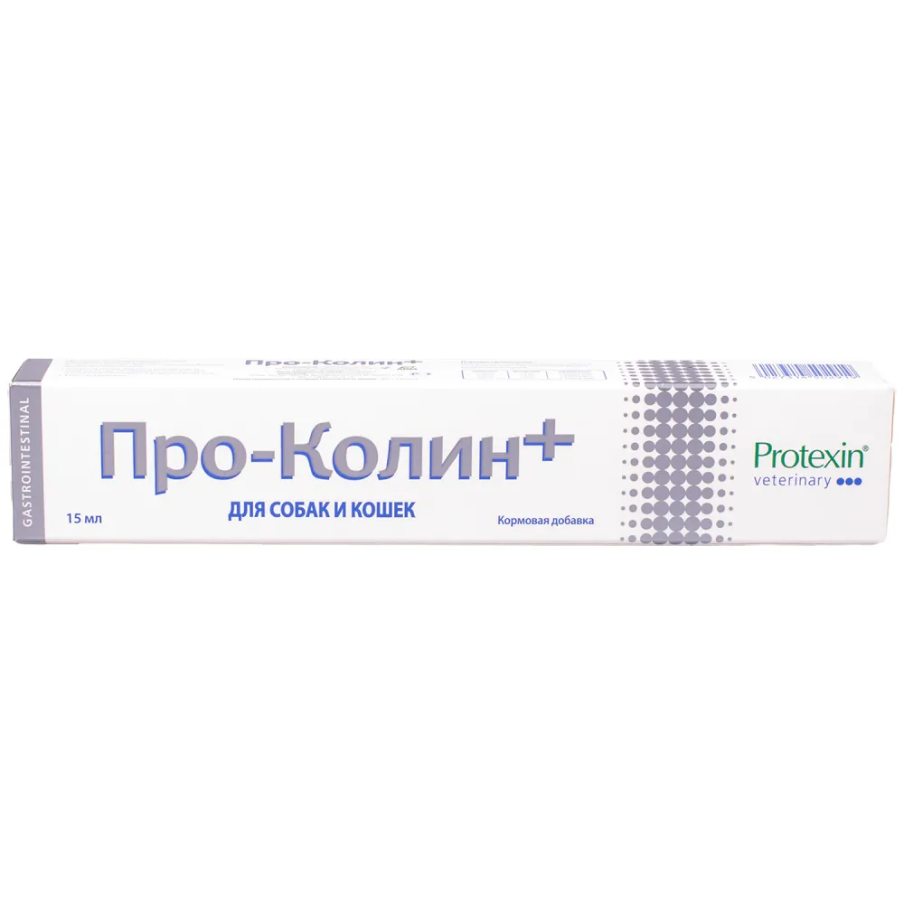 

Probiotics International Protexin Pro-Kolin+ Пробиотик-паста для собак и кошек со вкусом говядины, шприц 15 мл