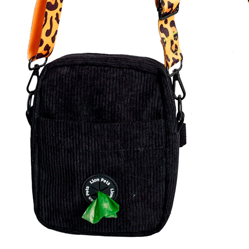 LIONPETS Сумка вельветовая LPS-1810-2 Черная 18155 см 1889₽