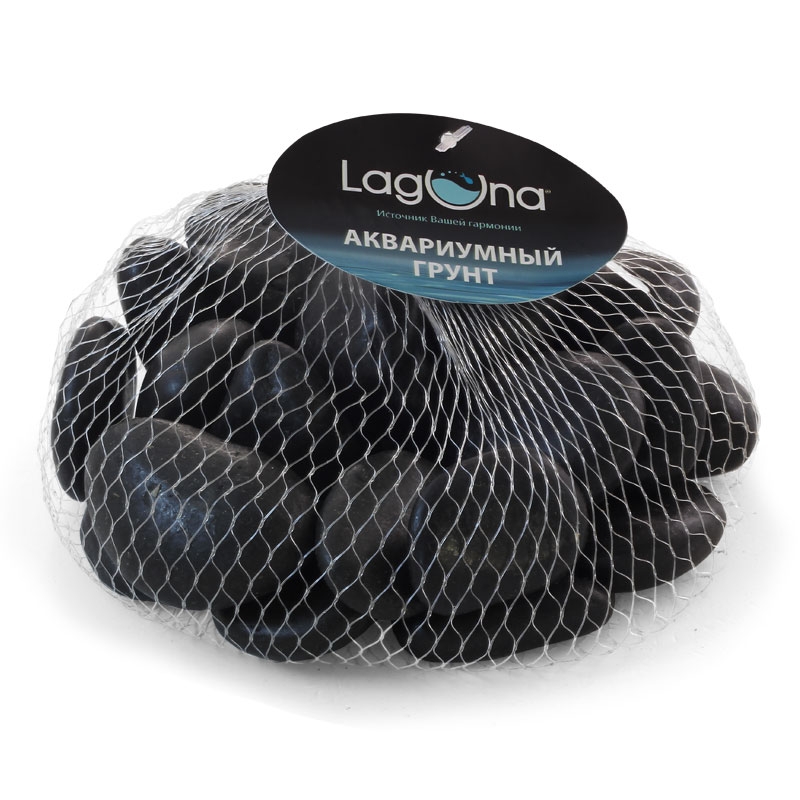 

Laguna Галька черная S/BM, 1кг, 30-60мм