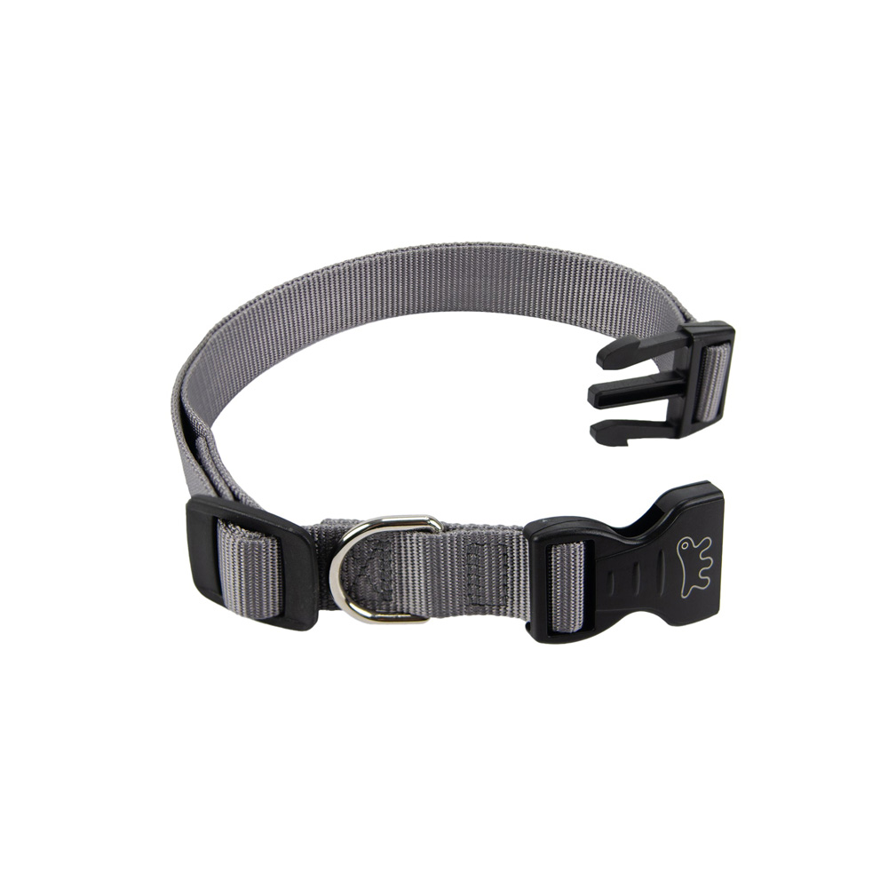 Ferplast Ошейник нейлоновый с пластиковым креплением для собак Club объем шеи 36-56 см ширина 2 см серый 447₽