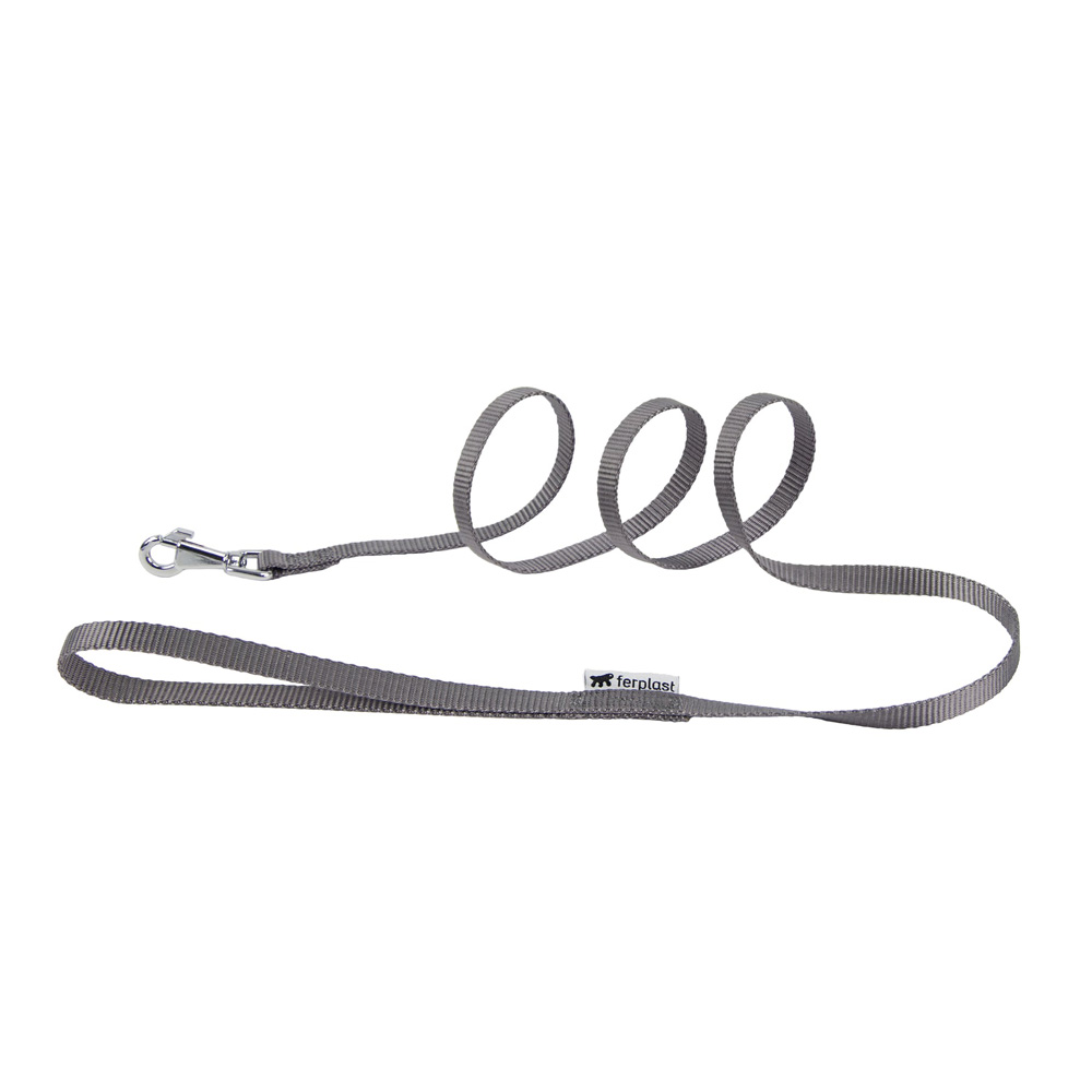 Ferplast Поводок нейлоновый для собак Club 120x2 см серый 697₽