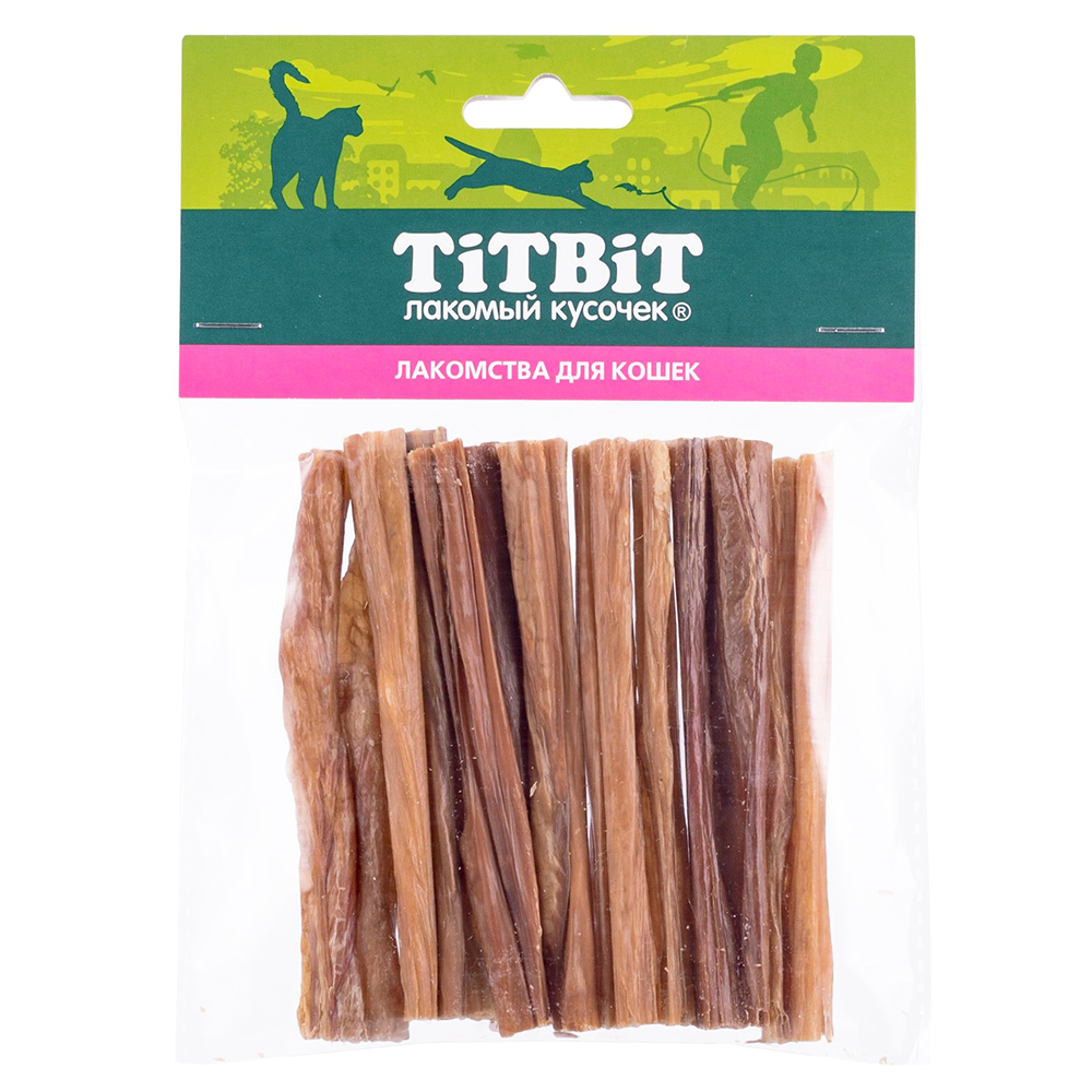 TiTBiT Лакомство Кишки говяжьи (32 гр.) для кошек