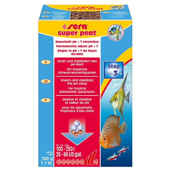

Sera Торф гранулированный Super Peat 500г