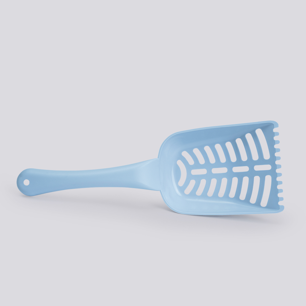 MP Bergamo Совок для кошачьего туалета, 27х4х9 см, голубой