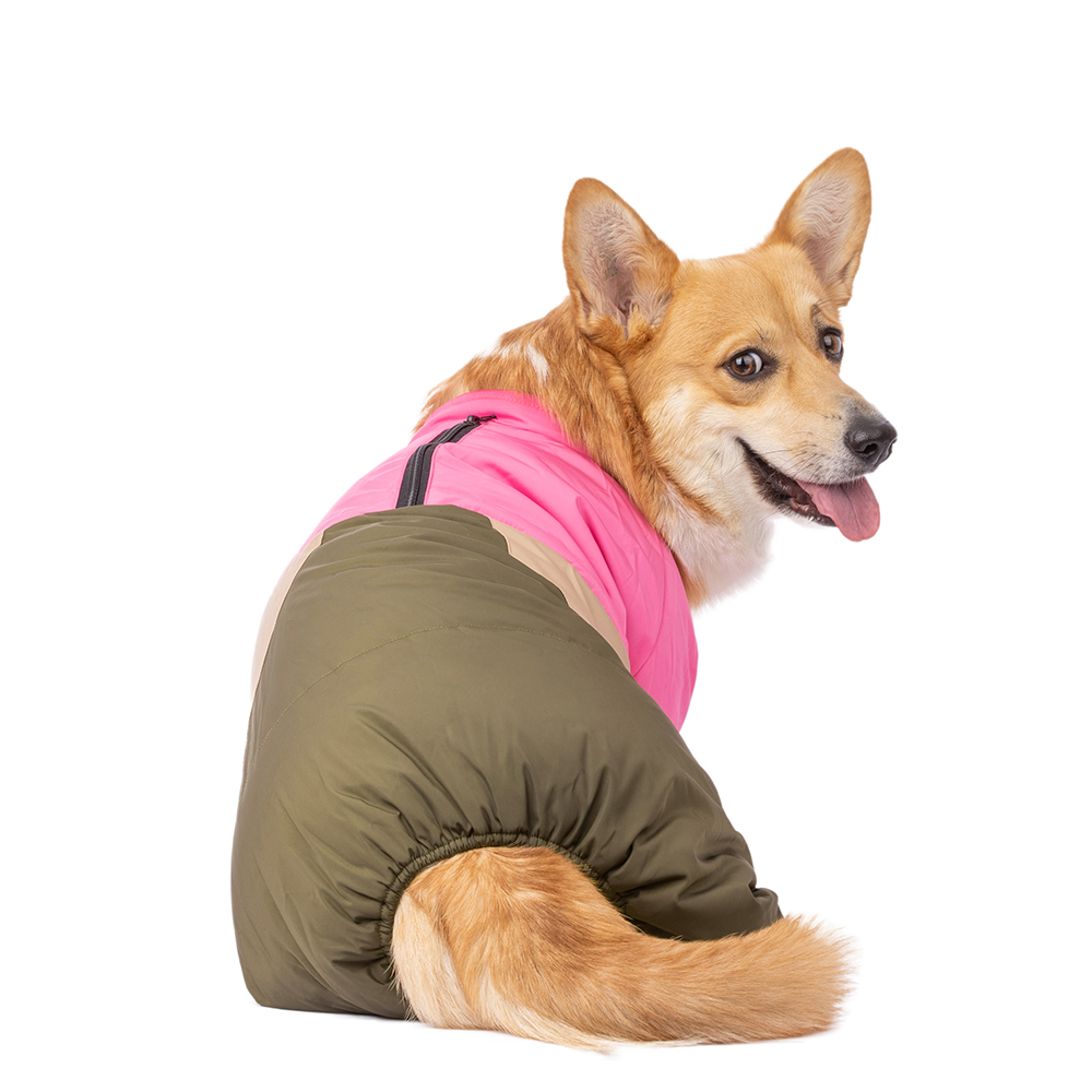 Petmax Комбинезон для собак 4XL зеленый девочка 1199₽