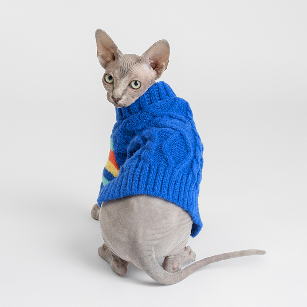 

Petmax Свитер синий S