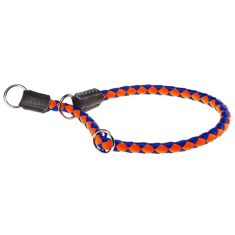 

Ferplast Ошейник для собак Twist, обхват шеи 50 см, ширина 1,2 см, сине-оранжевый