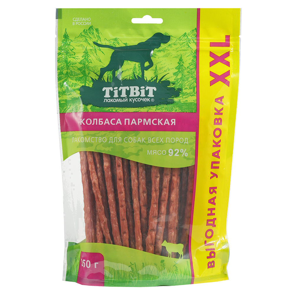 TiTBiT Лакомство Колбаса Пармская 350 гр для собак 393₽
