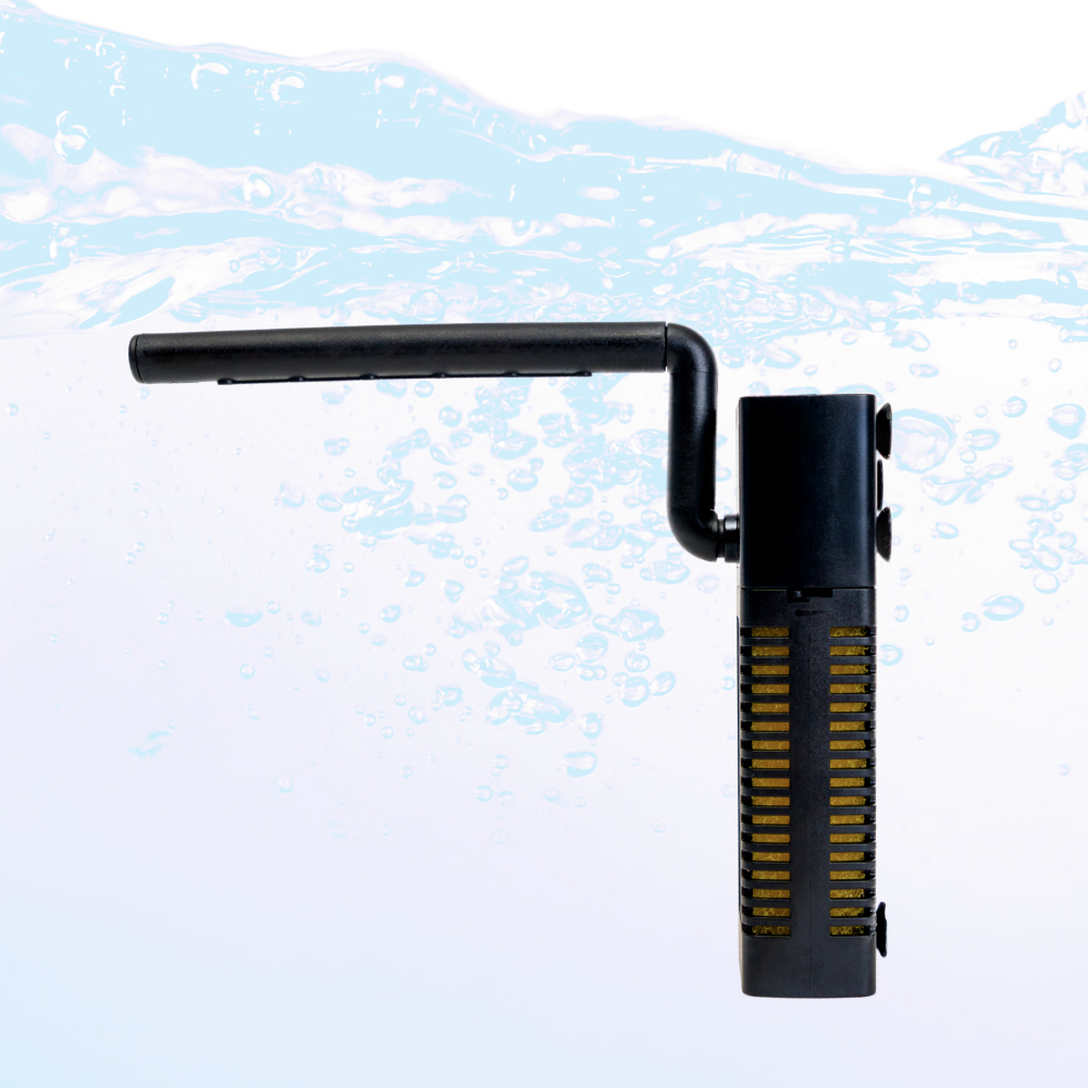 WATERA Внутренний фильтр для аквариума до 14 л, 2Вт, 130 л/ч, чёрный