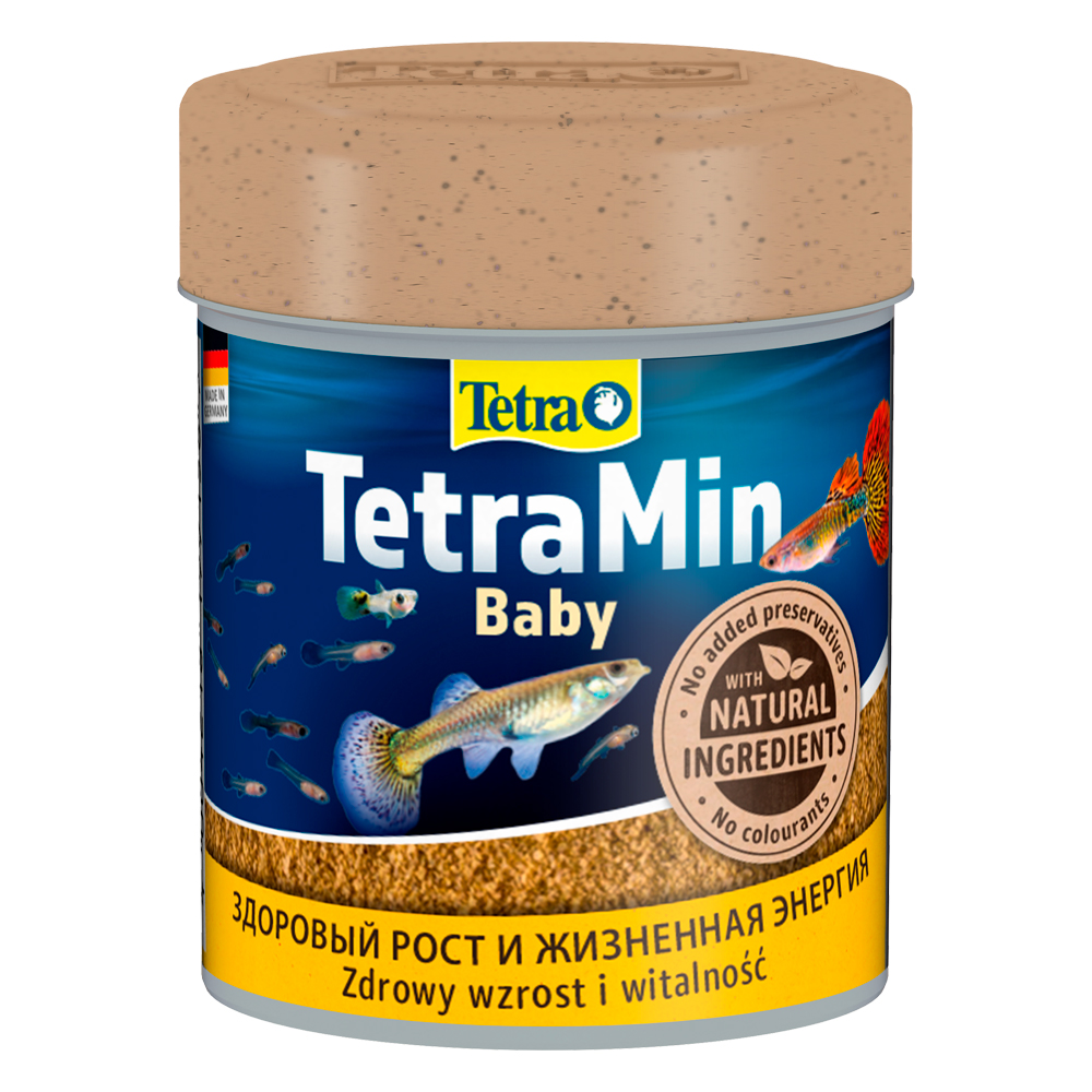 Tetra Min Baby корм для мальков в виде мелкой крупы 66 мл 473₽