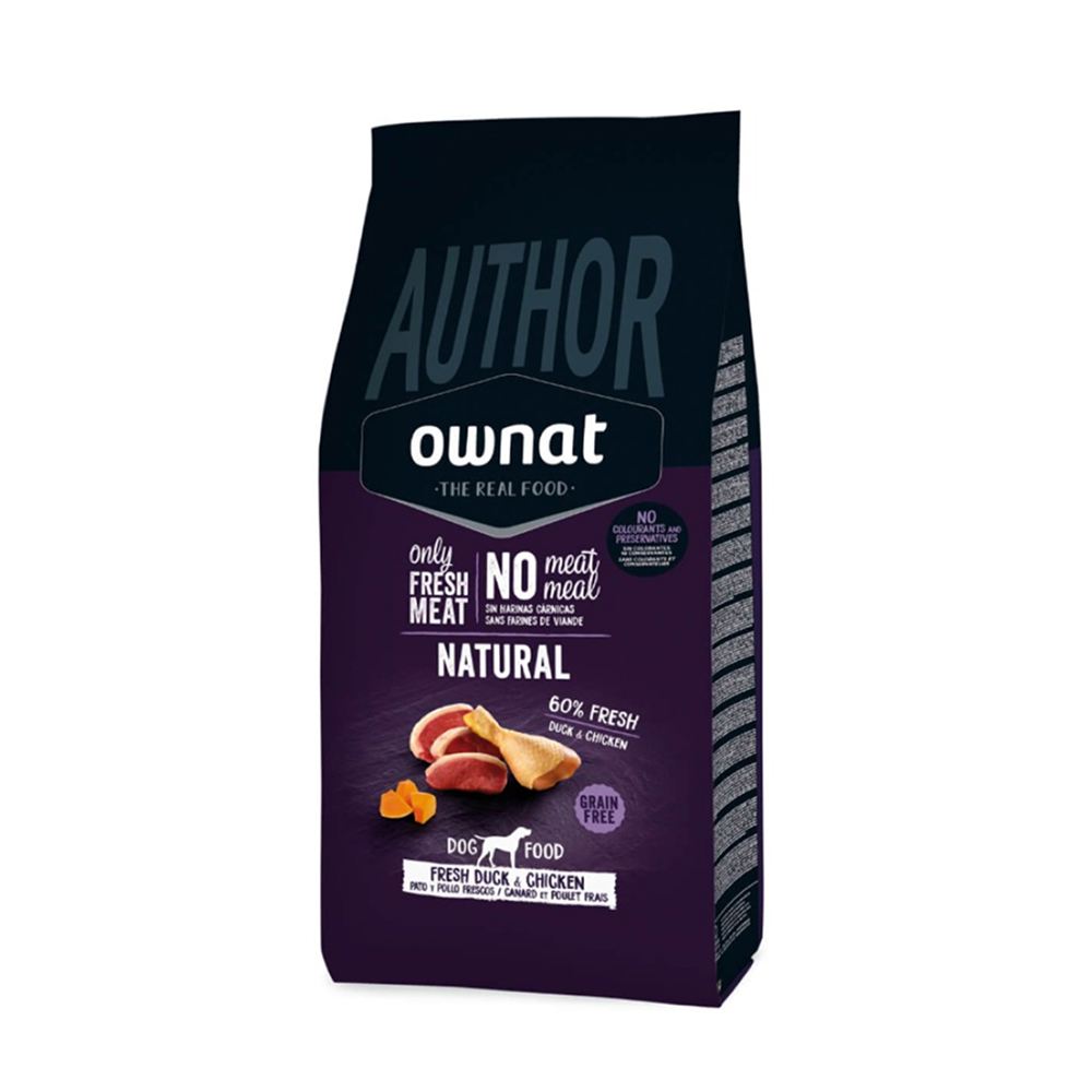 Ownat Author Сухой корм для взрослых собак со свежим мясом утки и курицы 3 кг 3999₽
