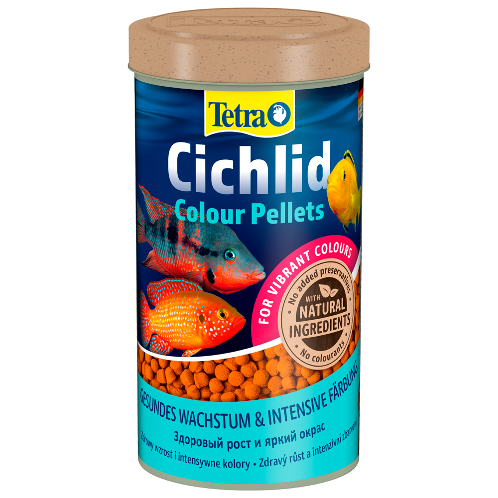 

Tetra Cichlid Colour корм для рыб всех видов цихлид, 500 мл