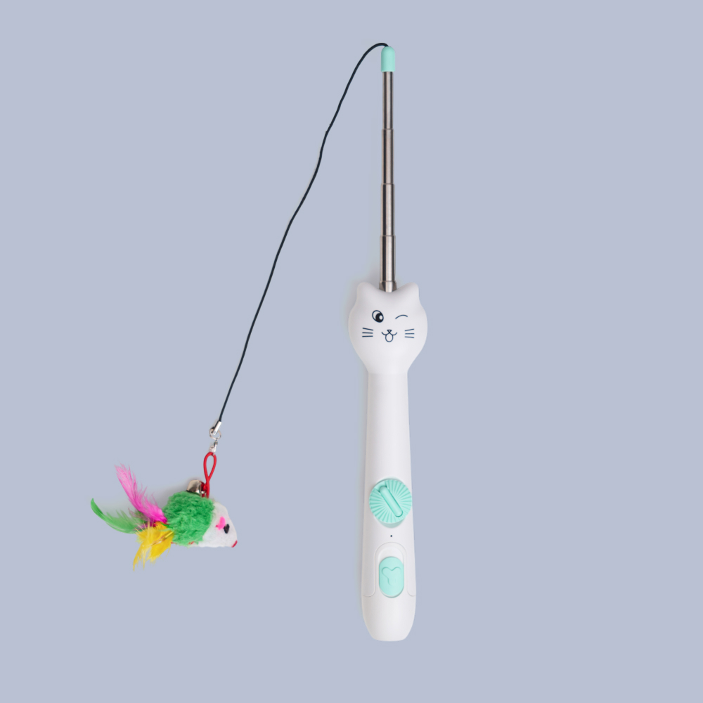 HiPet Игрушка-дразнилка для кошек с лазером максимальная 565 см ширина 45х3 см 999₽