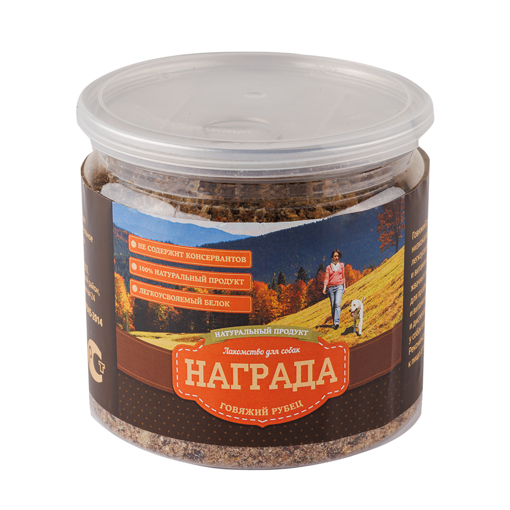 

Награда Лакомство для собак Рубец говяжий, 100 гр.
