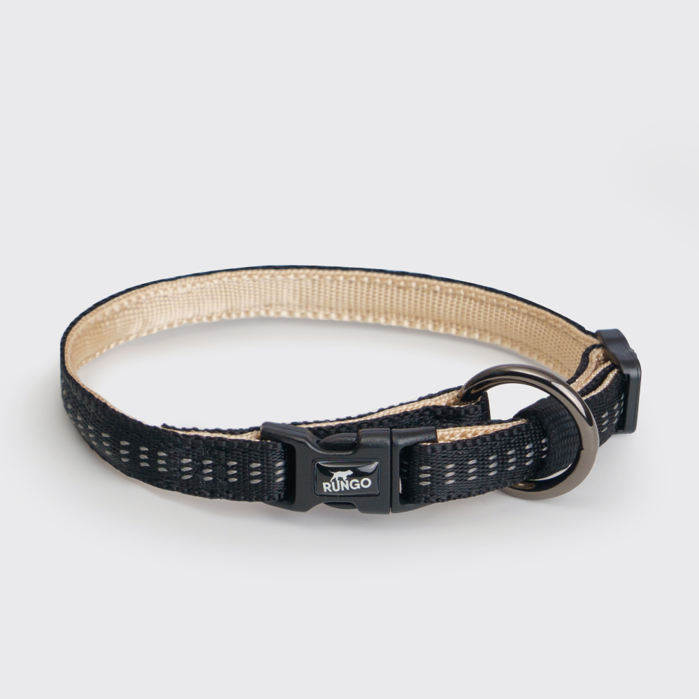 Rungo Ошейник Downtown XS 2030cm10mm черный с бежевым 239₽