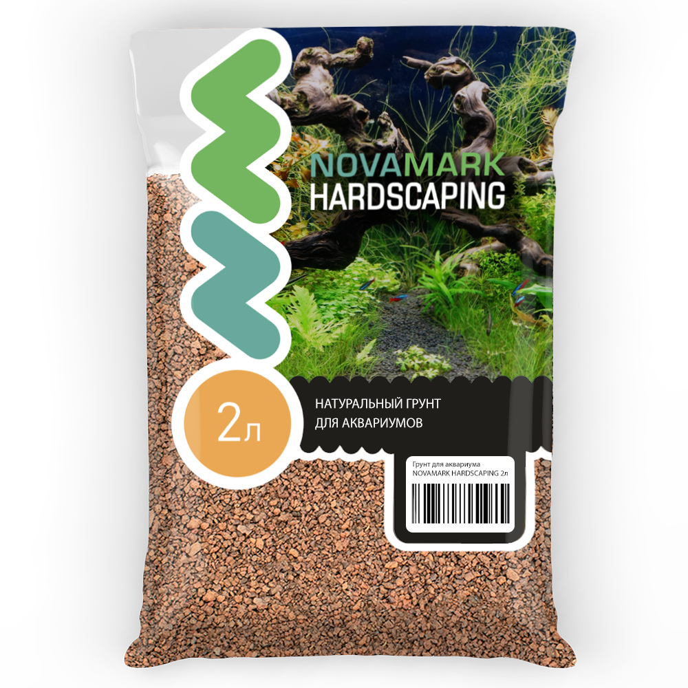 

NovaMark Грунт для аквариума Лавовая крошка 1-3 мм (Premium Lava S), 2л