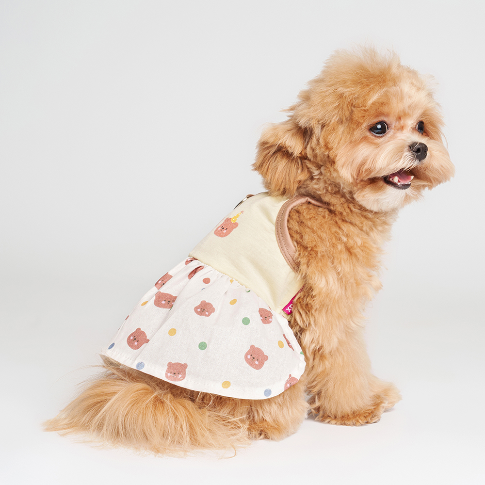 Petmax Платье желтое с мишками M 699₽