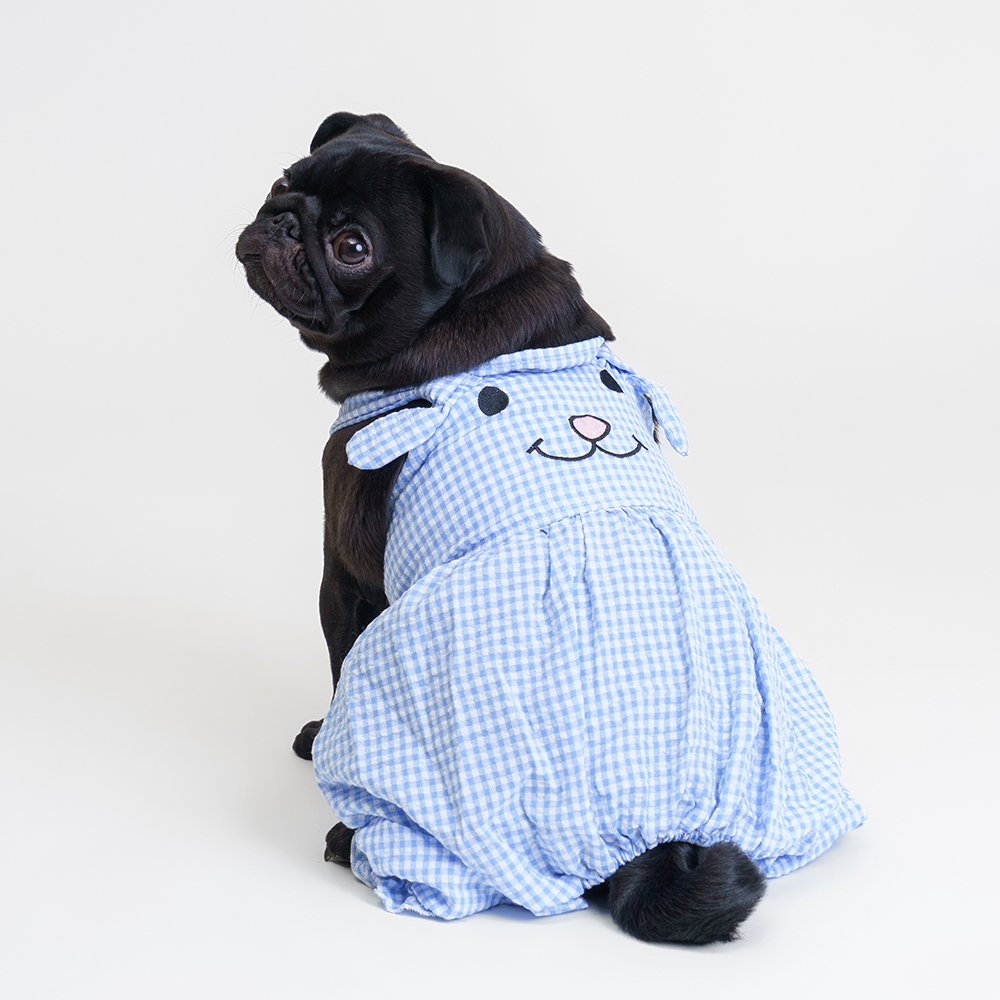 Rurri Платье синее в клетку L 749₽