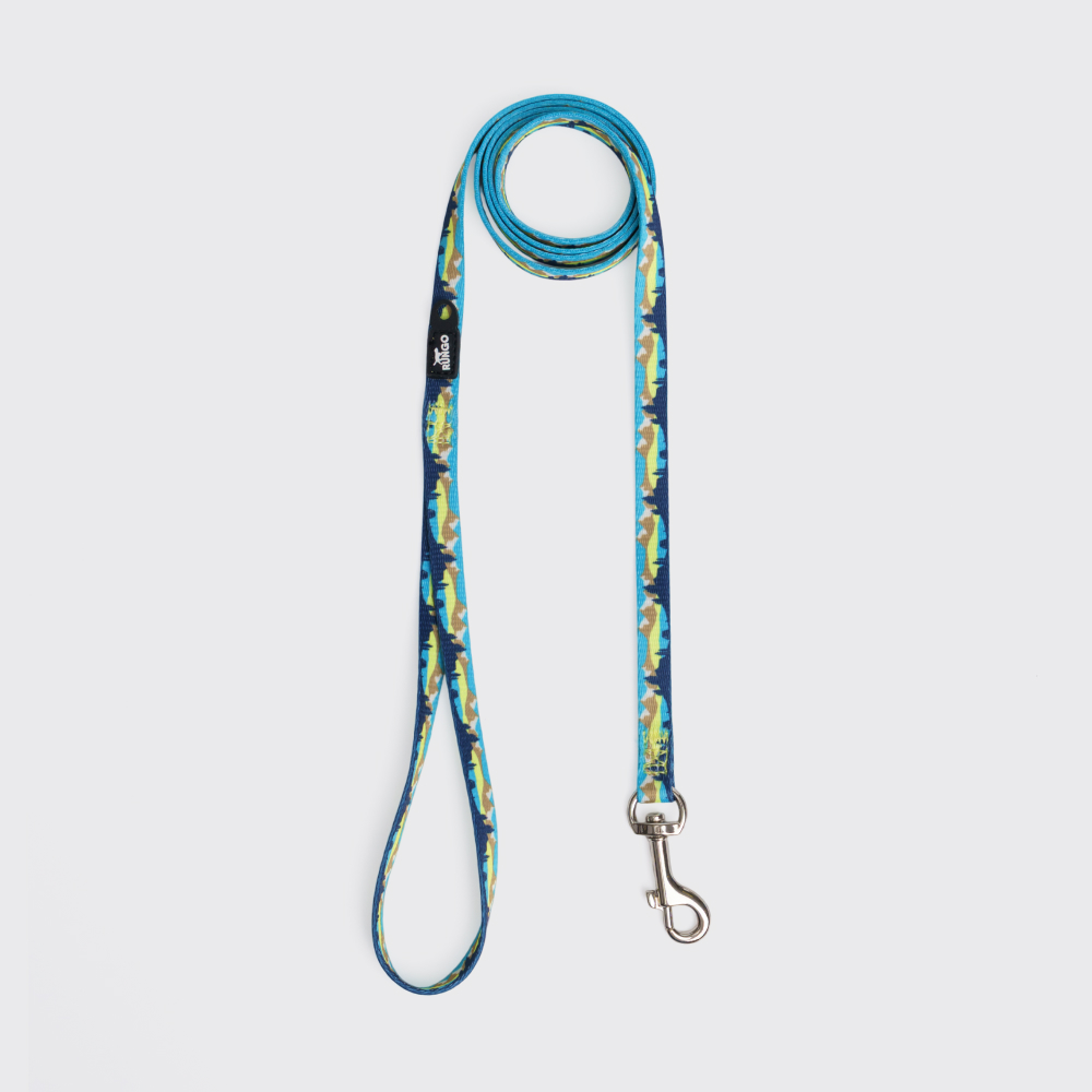 Rungo Поводок 10мм/120см горный голубой