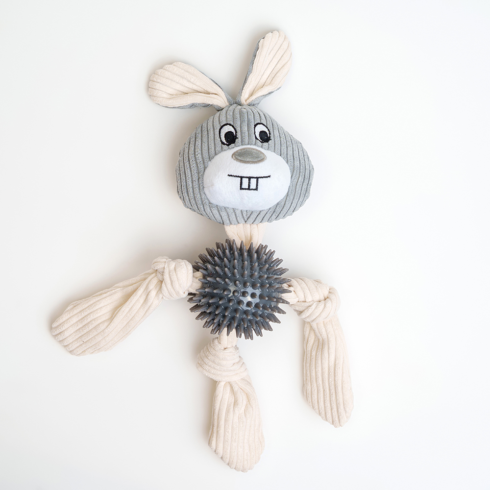 Rurri Игрушка для собак Кролик с мячом 41 см 859₽