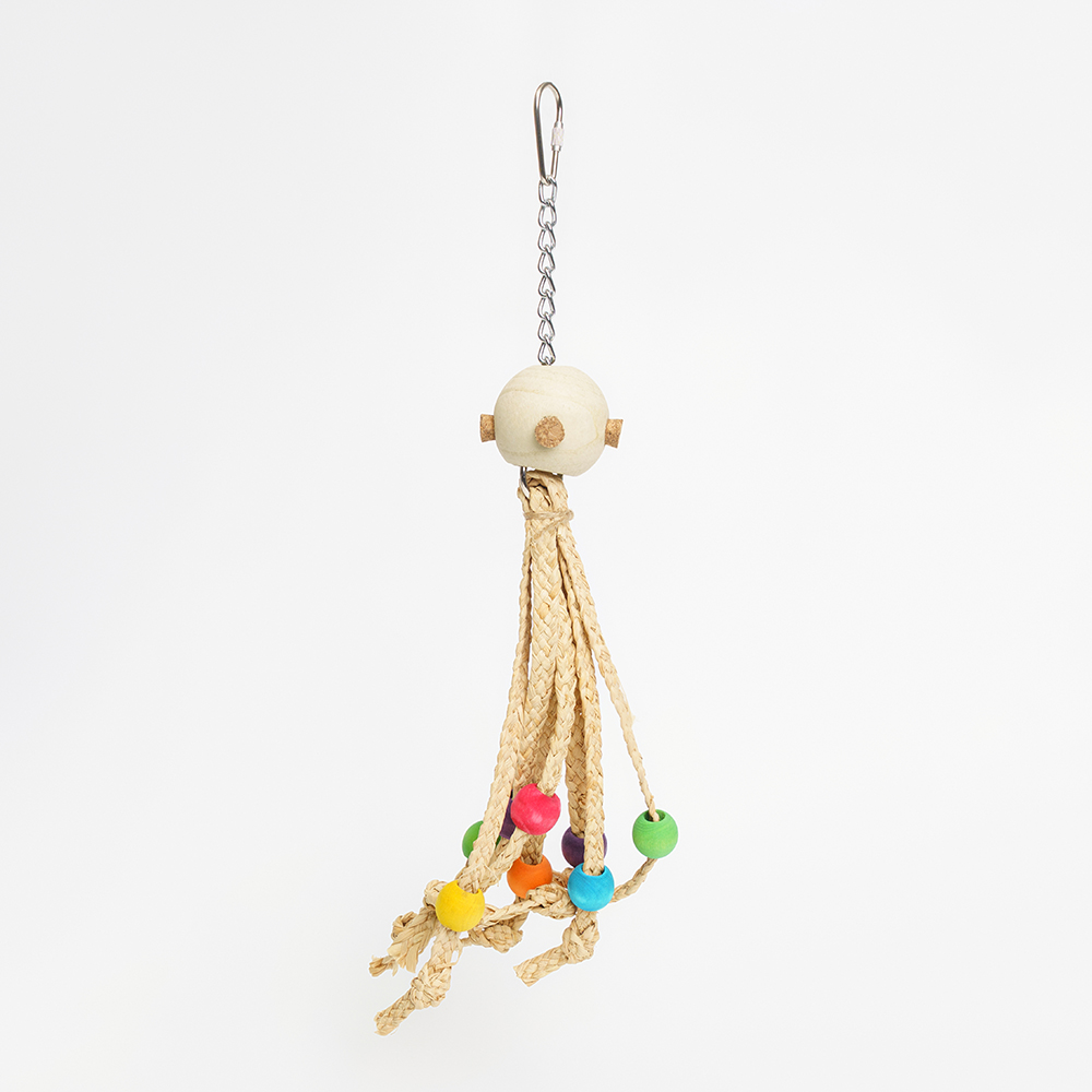 Petmax Игрушка для птиц Осьминожка 30х7см 487₽