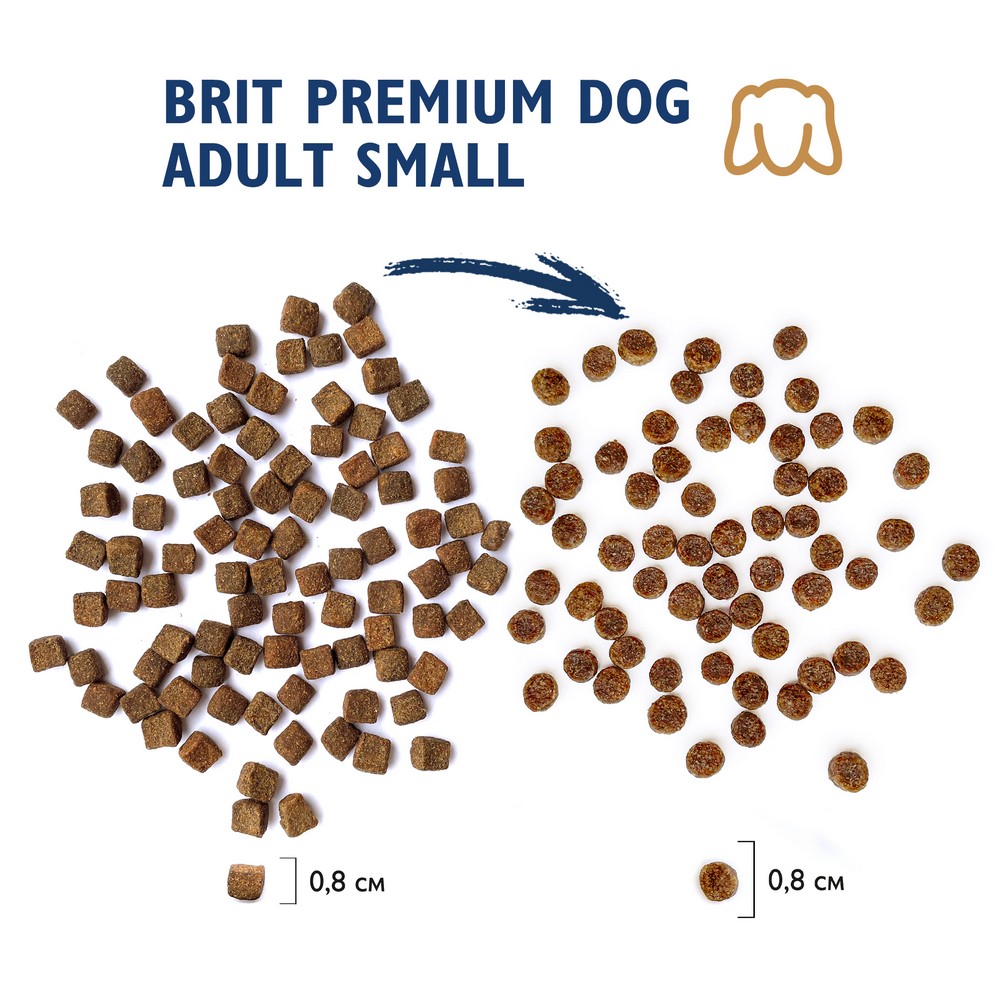 

Brit Adult Small Сухой корм для взрослых собак мелких пород, с курицей, 1 кг