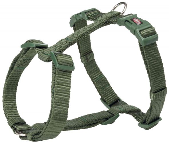

Trixie Шлейка Premium H-Harness, L–XL: 75–120 см/25 мм, лесной зелёный