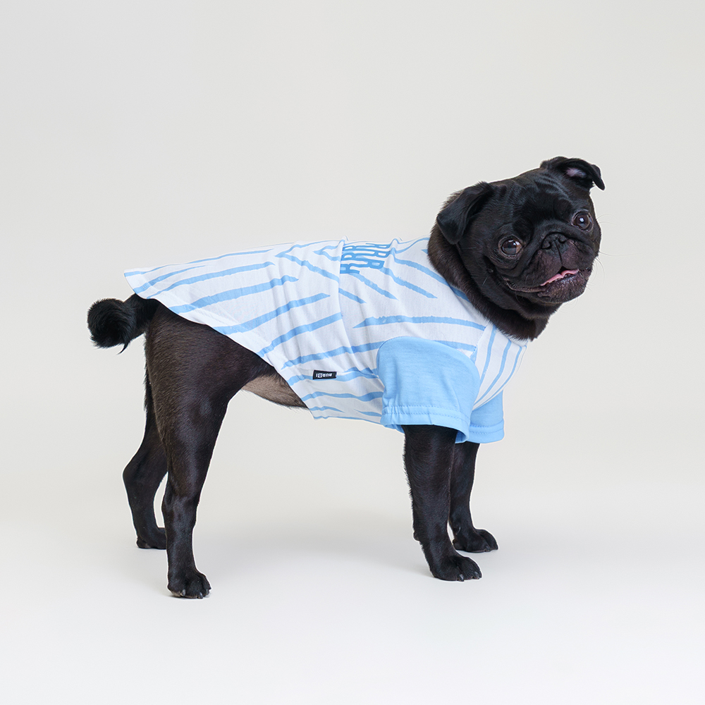 Rurri Футболка бело-голубая XL 799₽