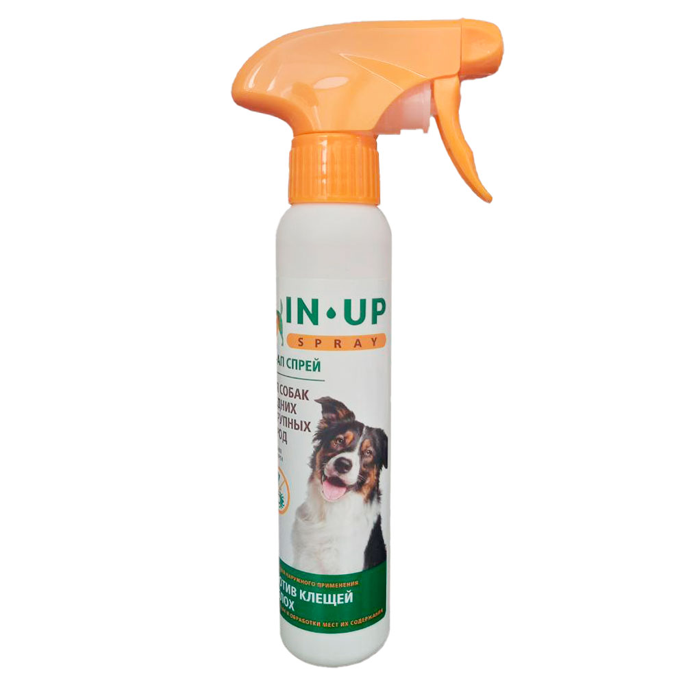 Астрафарм IN-UP Спрей от блох и клещей для собак средних и крупных пород 150 мл 755₽