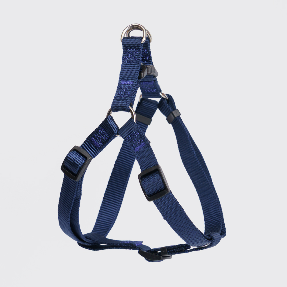 Rungo Шлейка нейлоновая для кошек и собак Step-in объем груди 54-78 см ширина ремешка 2 см синий 773₽