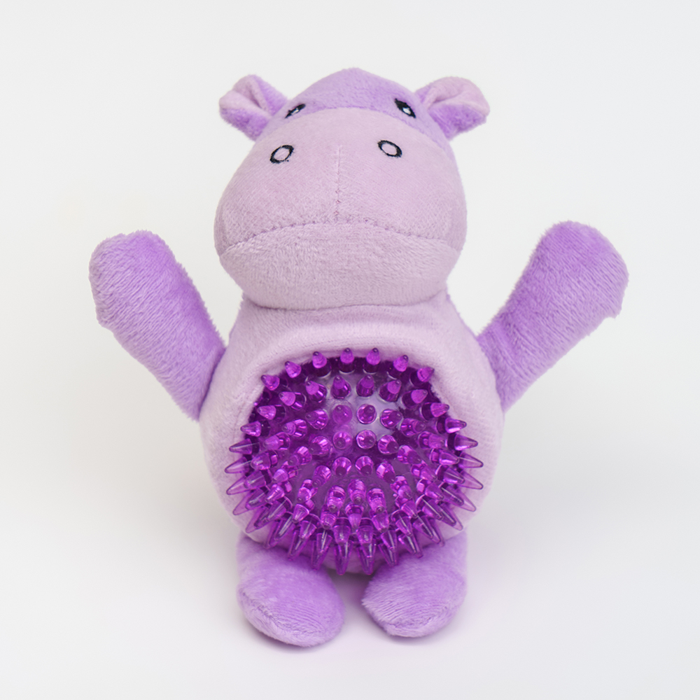 Rurri Игрушка для собак Бегемот с мячиком 19 см 739₽