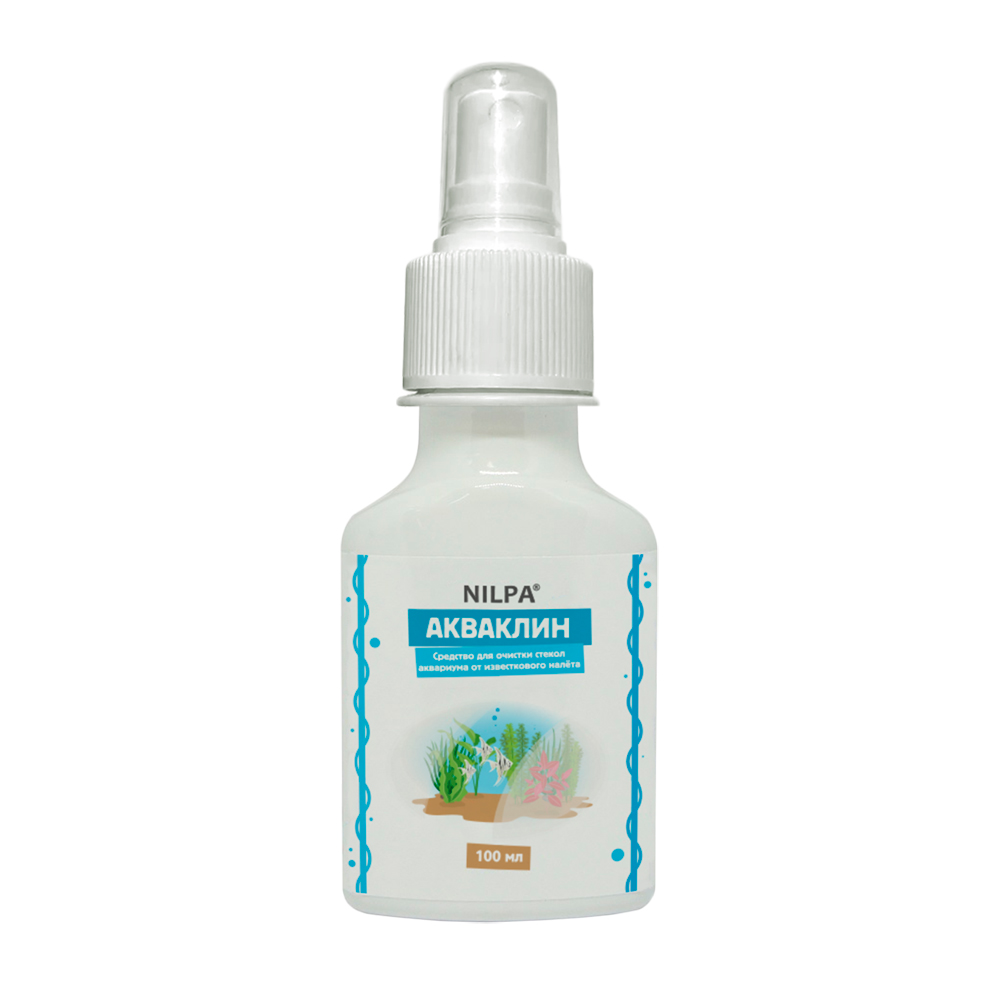 НИЛПА Акваклин Средство для очистки стекол аквариума от известкового налета 100 мл 329₽