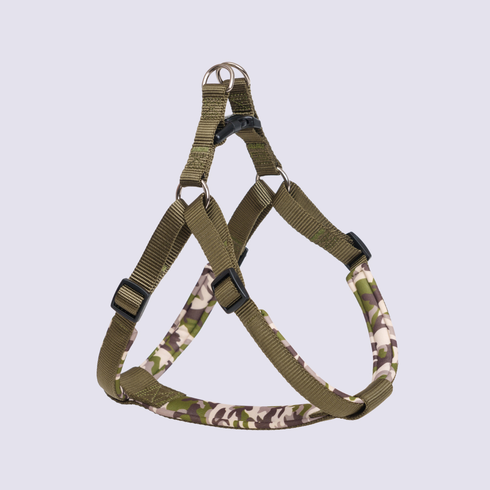 Rungo Шлейка Step-in Soft 20mm66-73cm зеленый камуфляж 1249₽