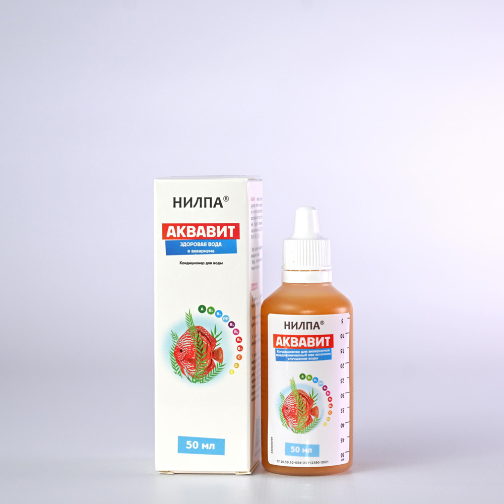 НИЛПА Аквавит Кондиционер с витаминами для здоровой воды 50 мл 269₽