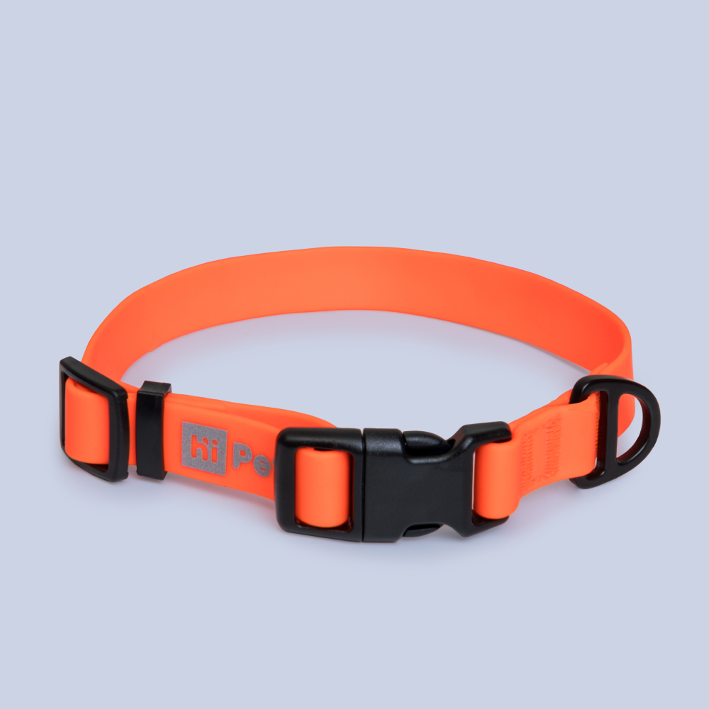 HiPet Ошейник биотан X-S : 15mm*22-34CM оранжевый
