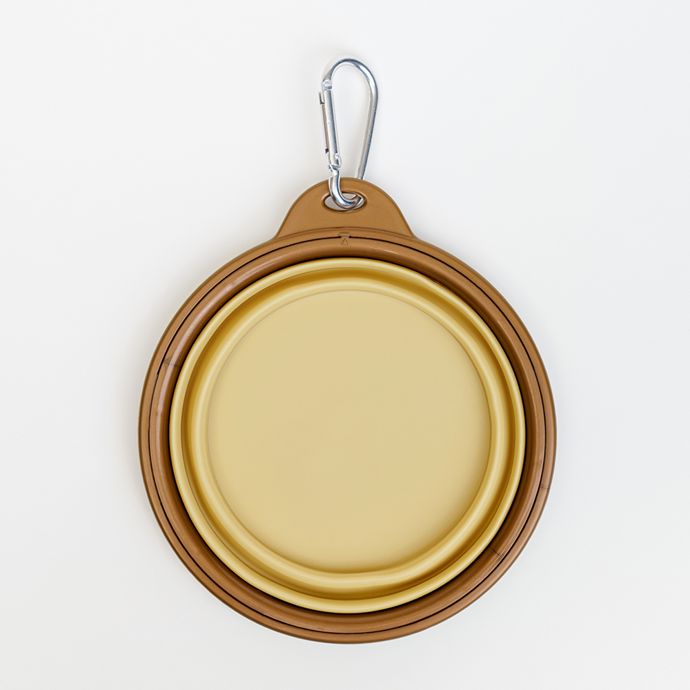 Petmax Миска складная 350мл бежевая S 199₽