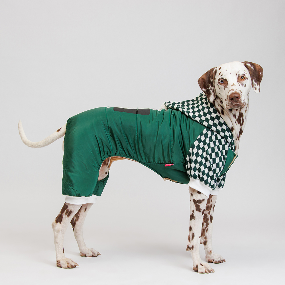 

Petmax Комбинезон с капюшоном для собак, 5XL, зеленый (унисекс)
