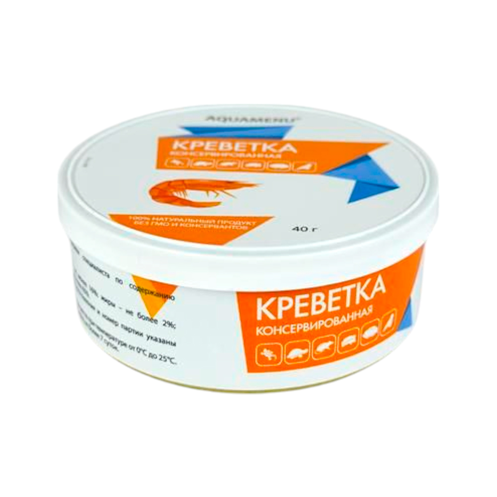 Аква Меню Креветка цельная консервированная 40 гр 255₽