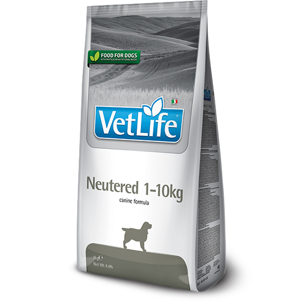 Farmina Vet Life Dog Neutered для стерилизованных сук и кастрированных кобелей 1-10 кг 2 кг 2299₽