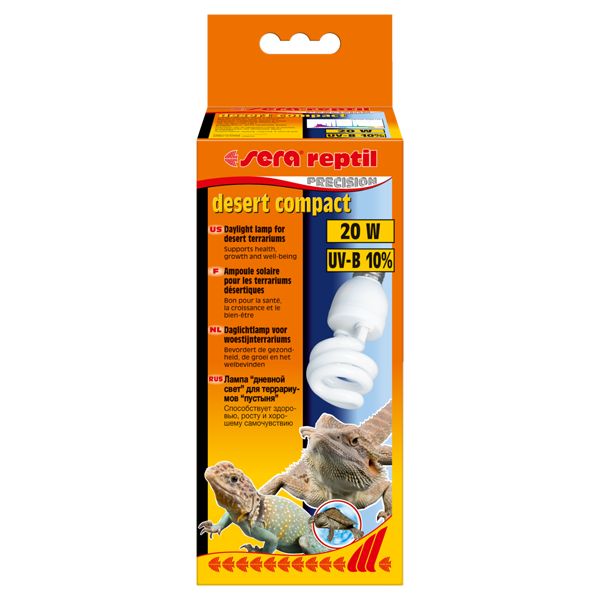 Sera Лампа Reptil Desert Compact UV-B 10 20 W 3999₽