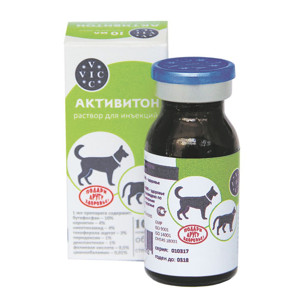 

DOCTOR VIC Активитон Витаминный комплекс для регуляции метаболических процессов в клетках организма, 10 мл