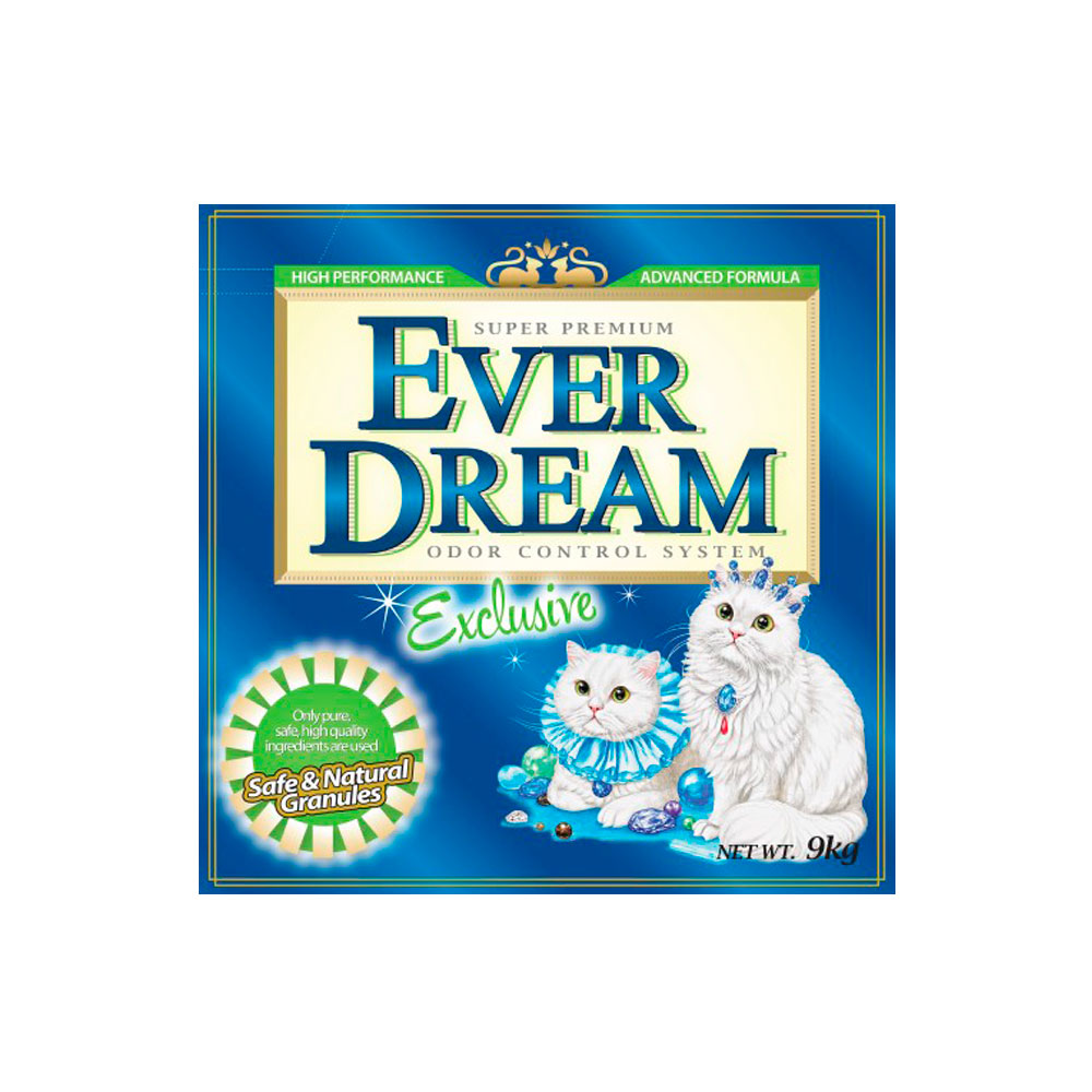 

EVER DREAM Наполнитель комкующийся для кошачьего туалета Exclusive, 10 л (9 кг)