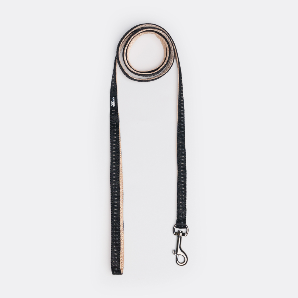 Rungo Поводок Downtown XS 12m10mm черный с бежевым 427₽