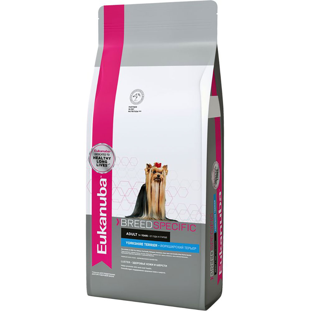

Eukanuba Breed Specific Adult Сухой корм для собак породы йоркширский терьер старше 1 года, 2 кг