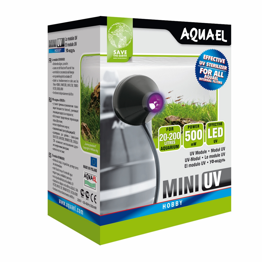 

Aquael Акваэль Стерилизатор MINI UV 0,5 W универсальный (Акваэль)